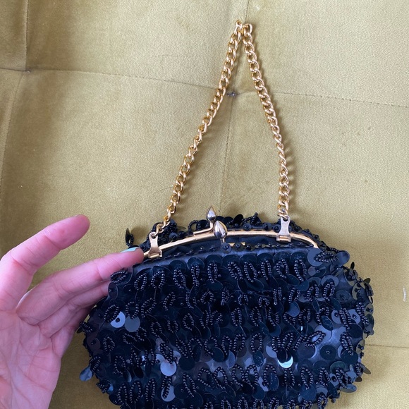 Black formal clutch/purse - Picture 2 of 5